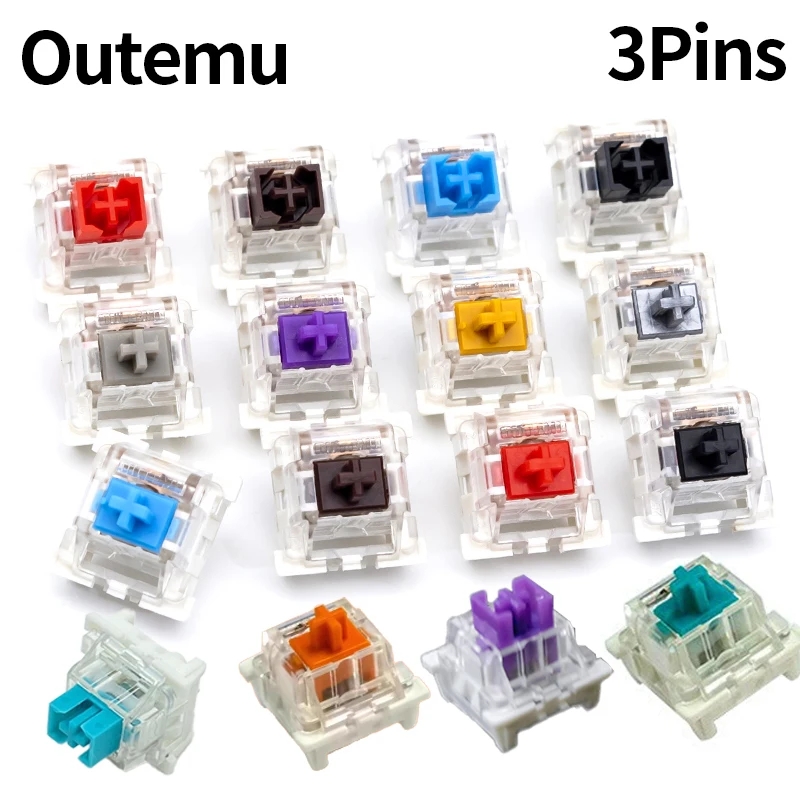 Silent Switch Mechanical Keyboard - Outemu Mechanical Keyboard Switches 3Pin Dustproof