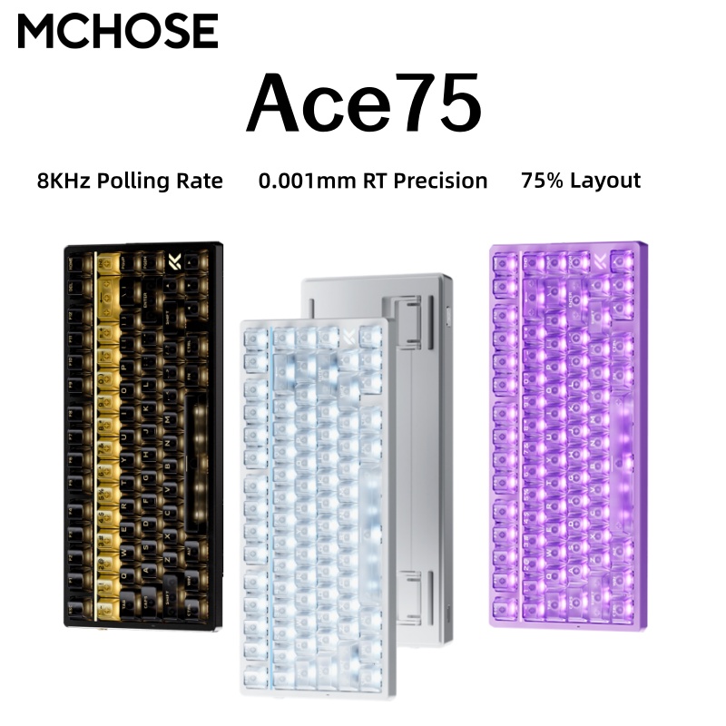 Hall Effect Magnetic Switch Keyboard - MCHOSE Ace75 Magnetic Switch Keyboard 75%