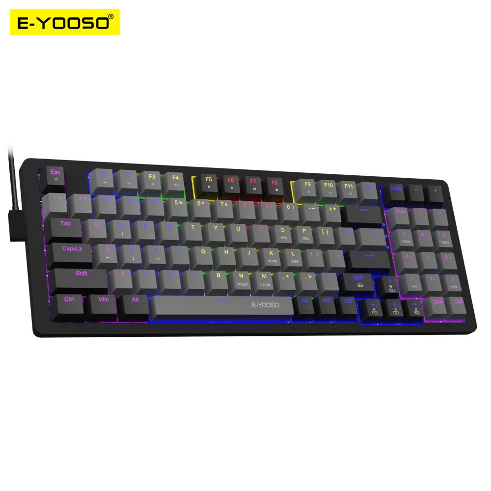 Silent Switch Mechanical Keyboard - E-YOOSO Z94 USB Mechanical Gaming Keyboard